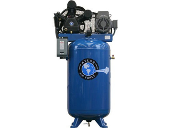 Atlas® Automotive Equipment Air Force AF9/17 Two Stage Single Phase 80 Gallon 7.5HP Air Compressor - ATAF9/17