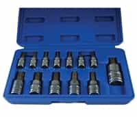 ATD Tools 13pc Tamper-resistant Star Bit Socket Set