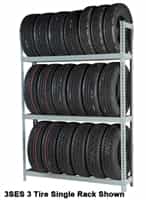 WPSS RiveTier® I 6SES Single Starter 6 Tier Tire Rack - 6 Shelves